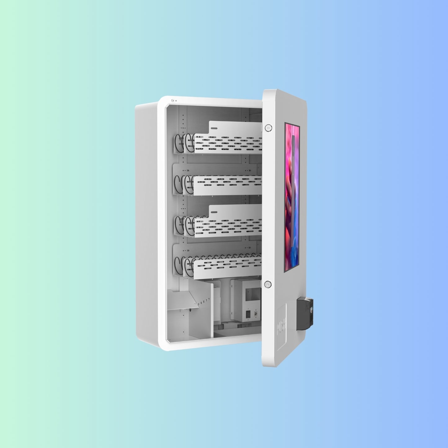 21.5" Puff Vending Machine - White Color