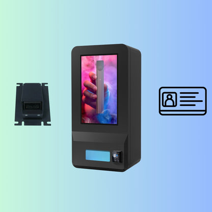 Outdoor Weatherproof Puff Vending Machines - 32" Screen Size Heavy Duty