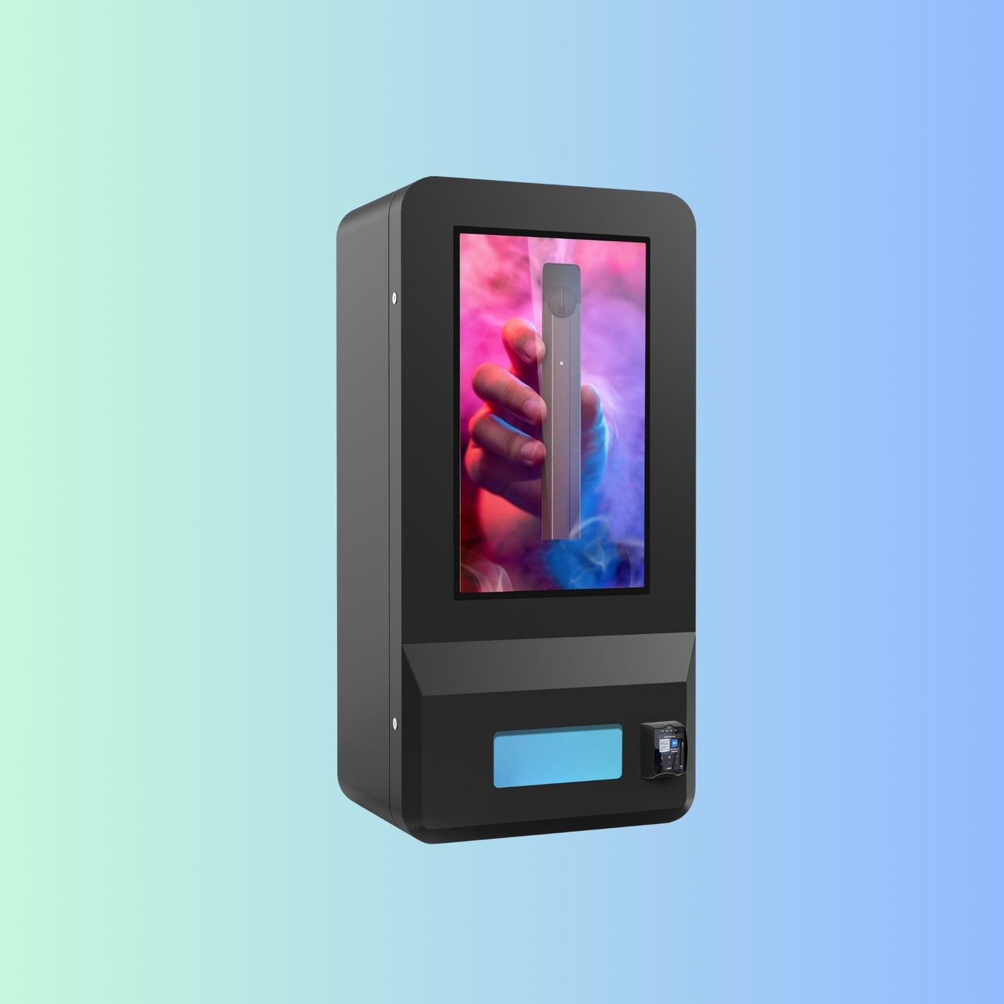 Outdoor Weatherproof Puff Vending Machines - 32" Screen Size Heavy Duty