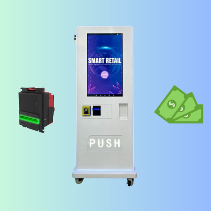 Free Standing Puff Vending Machine - 32" Screen