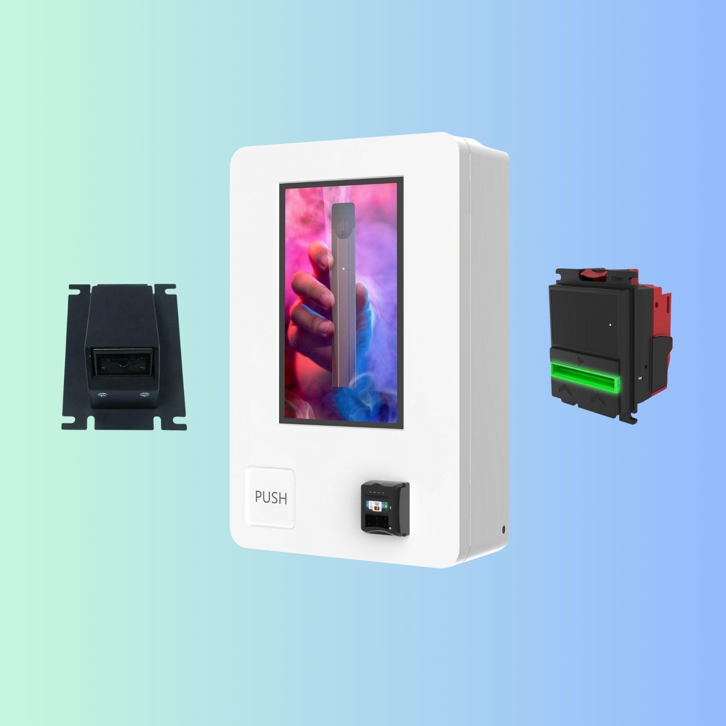 21.5" Puff Vending Machine - White Color