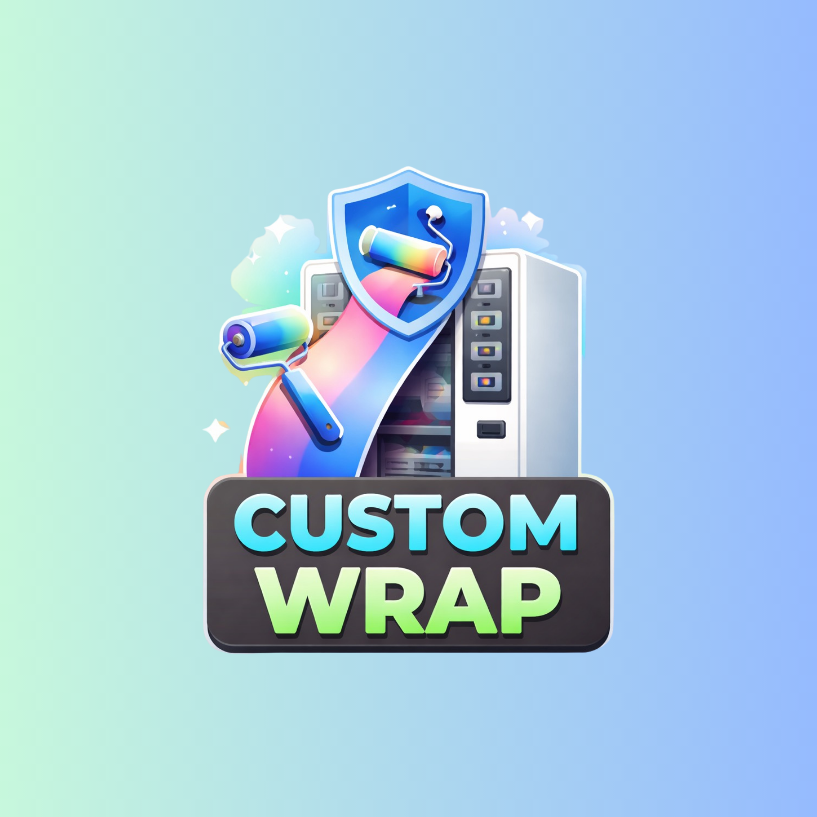 Custom Machine Wrap – Puff Stand