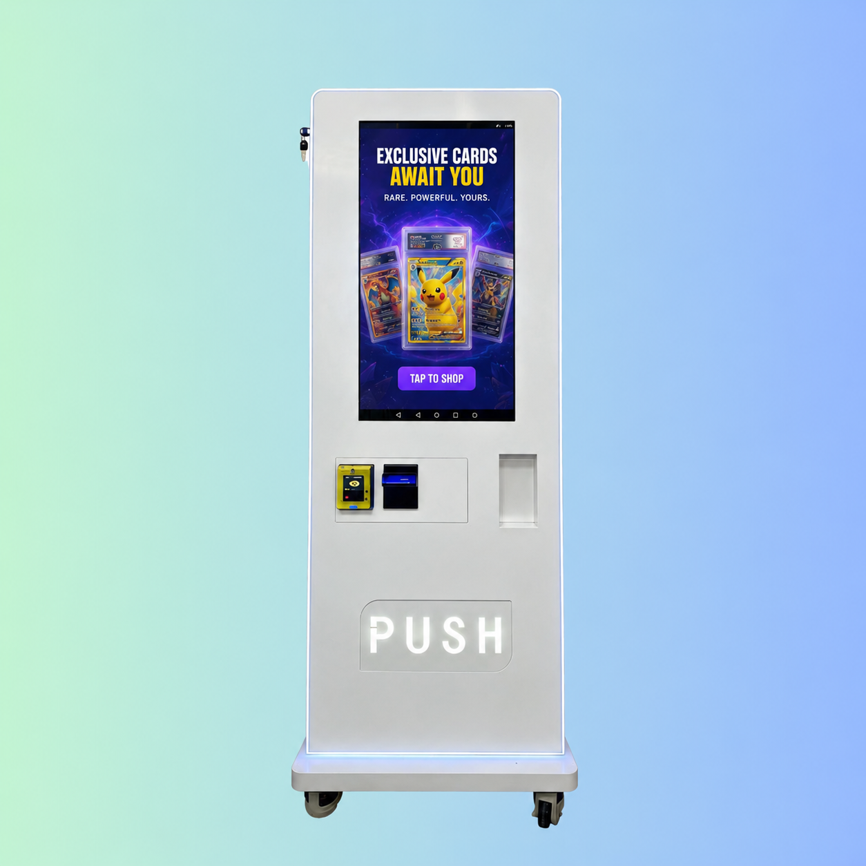 Free Standing Puff Vending Machine - 32" Screen